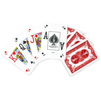 Bicycle Pro Poker Peek pokerio kortos Raudonos